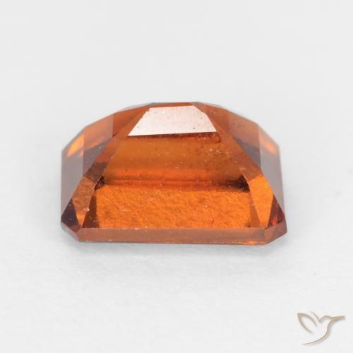 granate hessonita Ámbar naranja natural de 1.45 ct, Corte Octágono / Esmeralda, SI