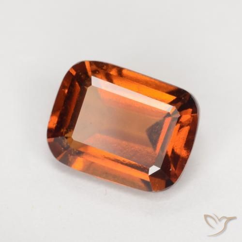 granate hessonita Naranja medio natural de 2.09 ct, Forma Cojín, VS