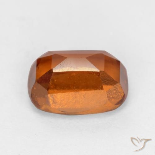 granate hessonita Naranja oscuro medio natural de 1.96 ct, Forma Cojín, SI