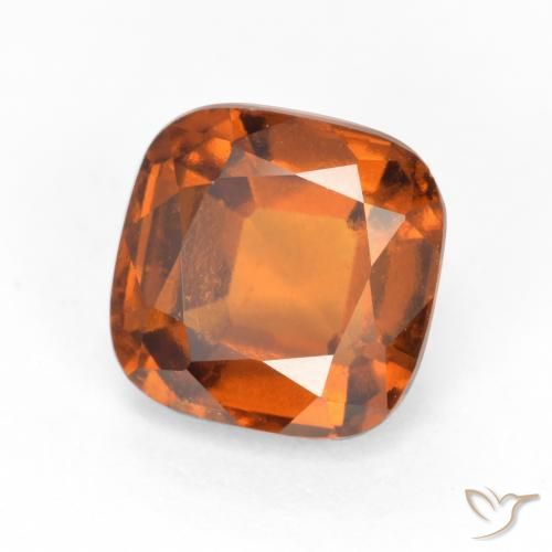 granate hessonita Naranja medio natural de 1.94 ct, Forma Cojín, VS
