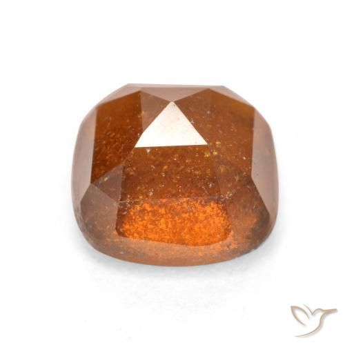 granate hessonita Ámbar naranja natural de 2.48 ct, Forma Cojín, SI