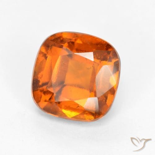 granate hessonita Naranja medio natural de 2.10 ct, Forma Cojín, VS
