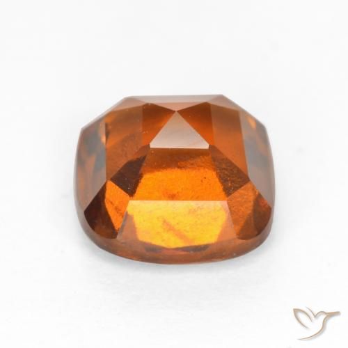 granate hessonita Naranja oscuro medio natural de 2.24 ct, Forma Cojín, VS