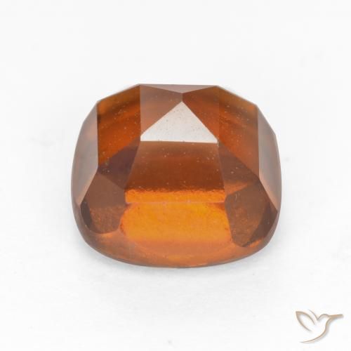 granate hessonita Naranja oscuro natural de 2.50 ct, Forma Cojín, VS