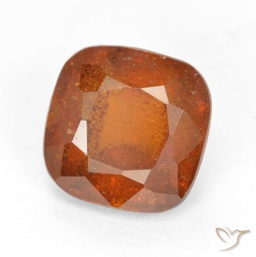 granate hessonita Naranja oscuro medio natural de 1.94 ct, Forma Cojín, SI