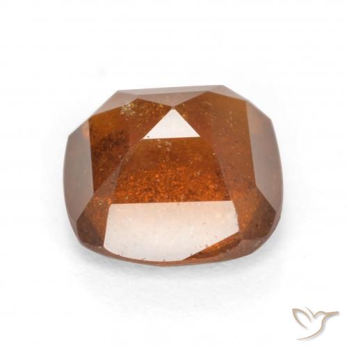 granate hessonita Naranja oscuro medio natural de 1.94 ct, Forma Cojín, SI