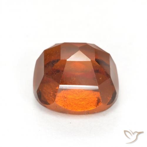 granate hessonita Naranja oscuro natural de 2.41 ct, Forma Cojín, VS-SI