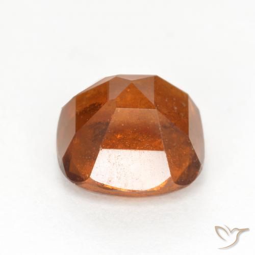 granate hessonita Naranja oscuro natural de 2.12 ct, Forma Cojín, SI