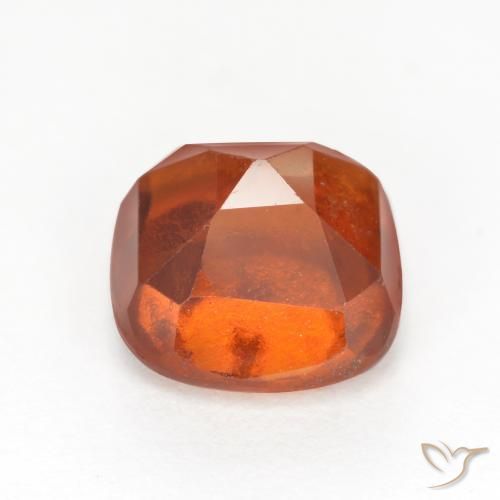 granate hessonita Naranja medio natural de 2.48 ct, Forma Cojín, SI