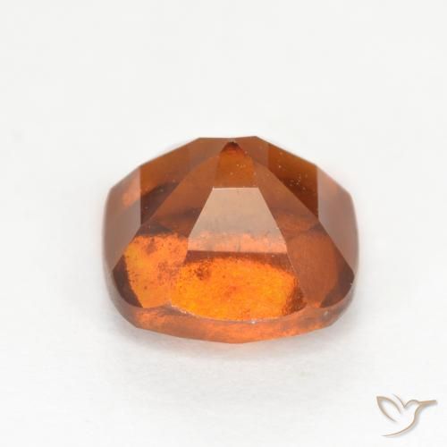 granate hessonita Naranja oscuro natural de 2.22 ct, Forma Cojín, VS-SI