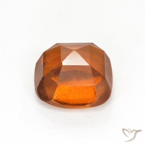granate hessonita Naranja oscuro natural de 2.07 ct, Forma Cojín, VS-SI