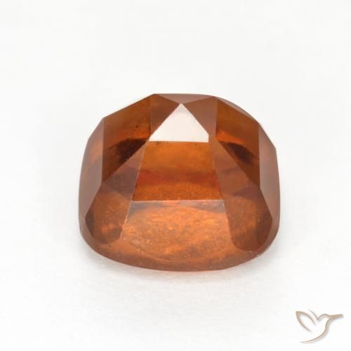 granate hessonita Ámbar naranja natural de 2.51 ct, Forma Cojín, VS-SI