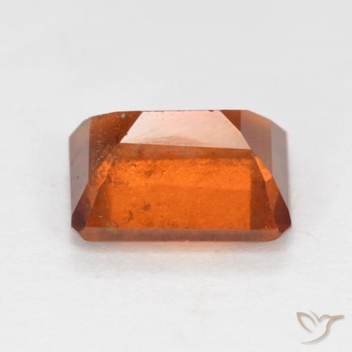 granate hessonita Naranja oscuro natural de 1.93 ct, Corte Octágono / Esmeralda, SI