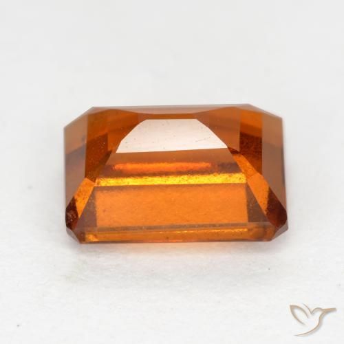 granate hessonita Naranja medio natural de 2.16 ct, Corte Octágono / Esmeralda, VS