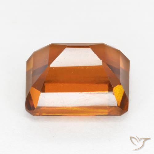 granate hessonita Naranja rojizo natural de 2.58 ct, Corte Octágono / Esmeralda, VS