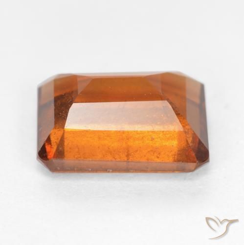 granate hessonita Naranja oscuro natural de 1.90 ct, Corte Octágono / Esmeralda, SI
