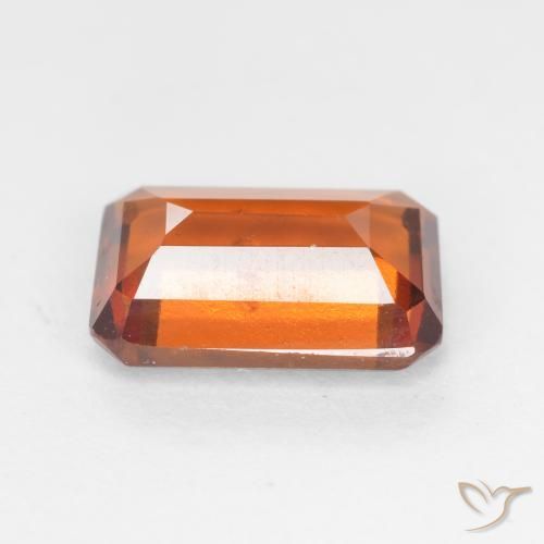 granate hessonita Naranja oscuro natural de 2.18 ct, Corte Octágono / Esmeralda, VS-SI