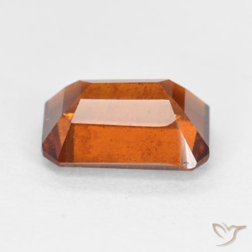 granate hessonita Naranja oscuro natural de 2.03 ct, Corte Octágono / Esmeralda, SI