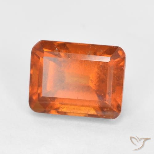 granate hessonita Naranja medio natural de 2.37 ct, Corte Octágono / Esmeralda, SI