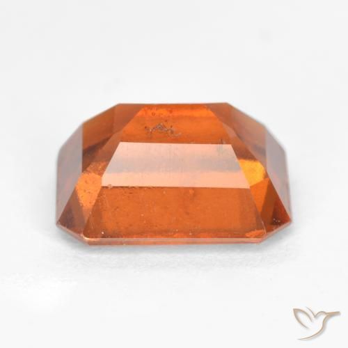 granate hessonita Naranja oscuro natural de 2.38 ct, Corte Octágono / Esmeralda, SI