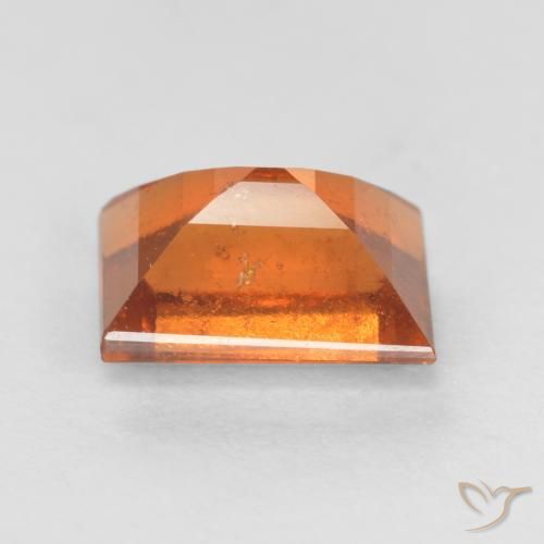 granate hessonita Naranja medio natural de 1.32 ct, Corte Baguette, SI