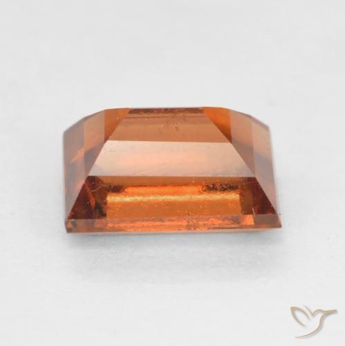granate hessonita Naranja oscuro natural de 1.50 ct, Corte Baguette, VS