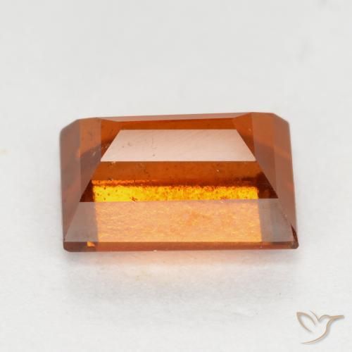 granate hessonita Naranja medio natural de 1.52 ct, Corte Baguette, VS-SI