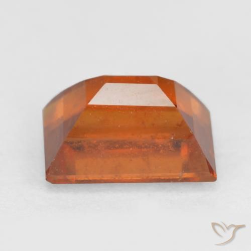 granate hessonita Naranja medio natural de 1.47 ct, Corte Baguette, SI