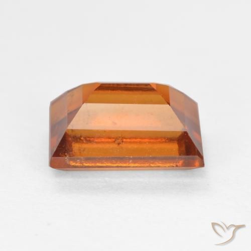 granate hessonita Naranja medio natural de 1.57 ct, Corte Baguette, VS-SI