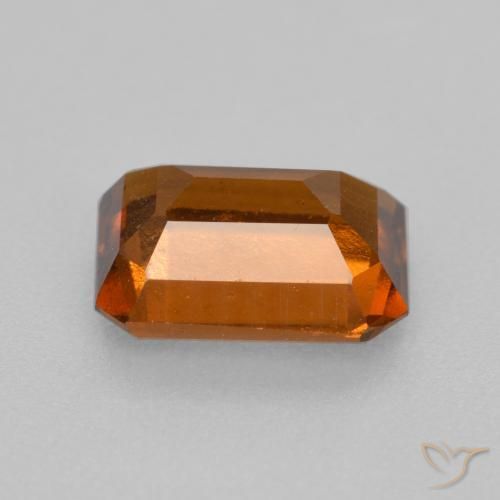 granate hessonita Naranja medio natural de 2.25 ct, Corte Octágono / Esmeralda, VS