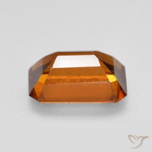granate hessonita Naranja oscuro medio natural de 2.15 ct, Corte Octágono / Esmeralda, VS-SI