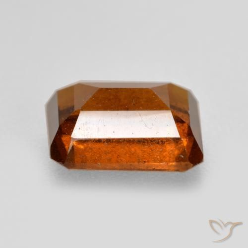 granate hessonita Naranja rojizo natural de 2.70 ct, Corte Octágono / Esmeralda, SI