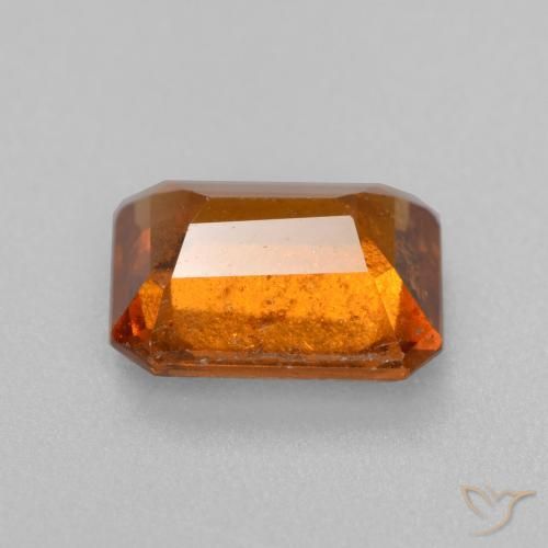 granate hessonita Naranja medio natural de 2.11 ct, Corte Octágono / Esmeralda, SI
