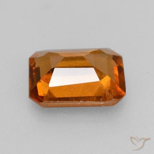 granate hessonita Naranja oscuro natural de 2.09 ct, Corte Octágono / Esmeralda, VS-SI