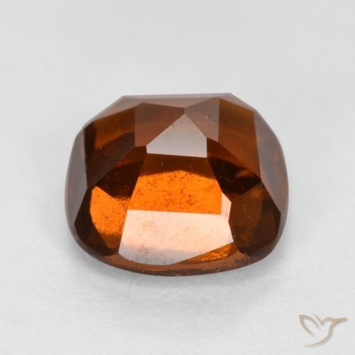 granate hessonita Naranja rojizo natural de 2.00 ct, Forma Cojín, VS-SI