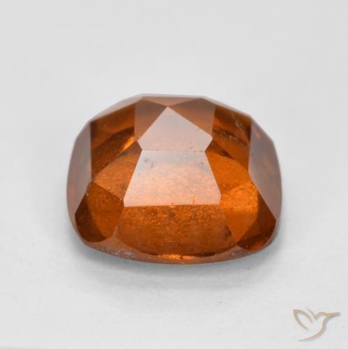 granate hessonita Naranja oscuro natural de 2.05 ct, Forma Cojín, SI