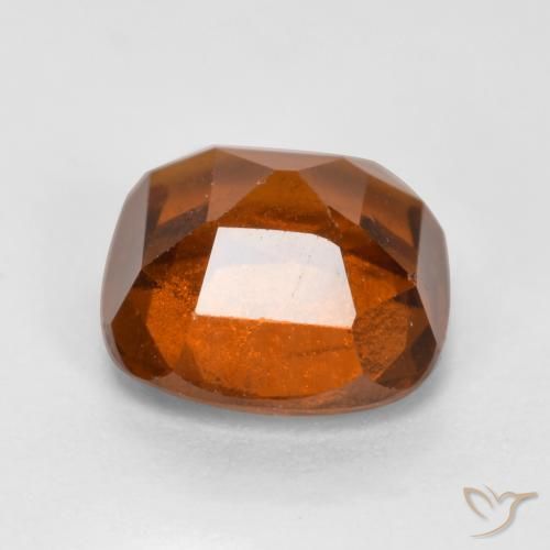 granate hessonita Ámbar naranja natural de 2.05 ct, Forma Cojín, SI