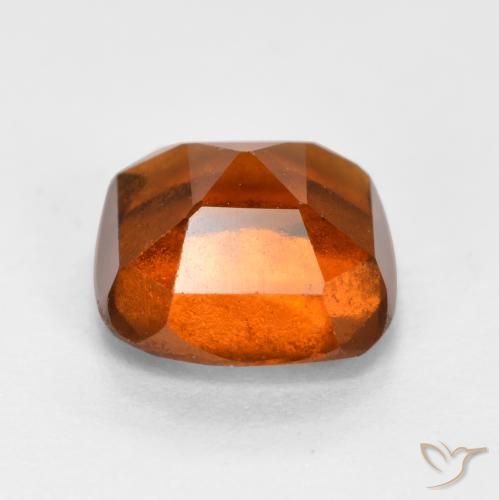 granate hessonita Naranja oscuro natural de 2.01 ct, Forma Cojín, SI