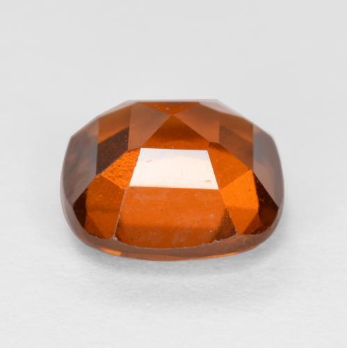Granate hessonita naranja natural de 1,98 ct, corte cojín, VS