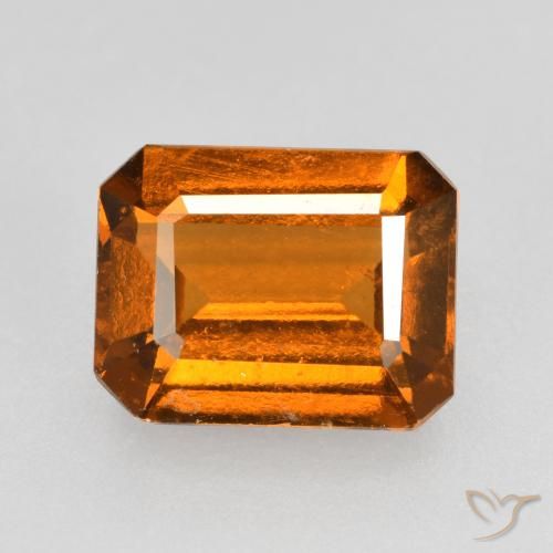 granate hessonita Naranja medio natural de 2.45 ct, Corte Octágono / Esmeralda, VS-SI