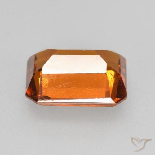granate hessonita Naranja medio natural de 2.45 ct, Corte Octágono / Esmeralda, VS-SI