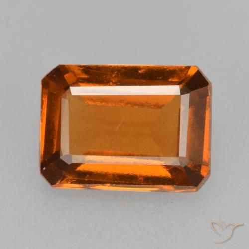 granate hessonita Naranja medio natural de 1.84 ct, Corte Octágono / Esmeralda, VS-SI