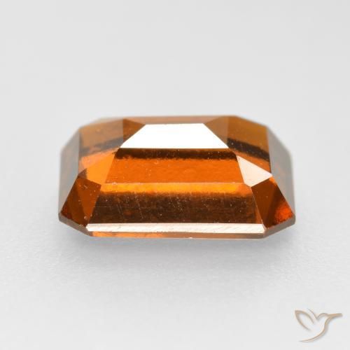 granate hessonita Naranja oscuro natural de 2.63 ct, Corte Octágono / Esmeralda, SI