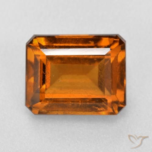 granate hessonita Naranja oscuro natural de 2.34 ct, Corte Octágono / Esmeralda, VS-SI
