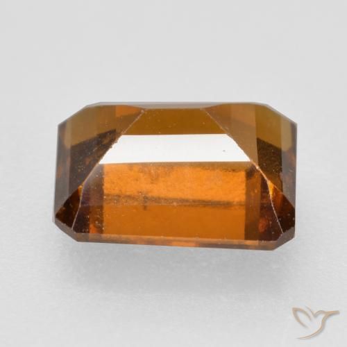 granate hessonita Naranja oscuro natural de 2.34 ct, Corte Octágono / Esmeralda, VS-SI