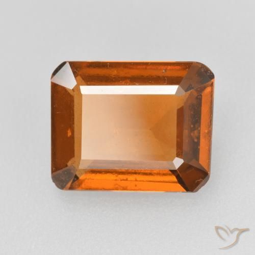 granate hessonita Naranja medio natural de 2.11 ct, Corte Octágono / Esmeralda, VS-SI