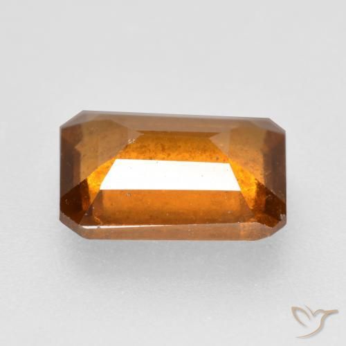 granate hessonita Naranja oscuro natural de 2.58 ct, Corte Octágono / Esmeralda, SI