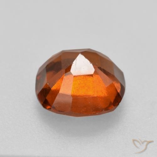 granate hessonita Naranja rojizo natural de 1.87 ct, Forma Cojín, VS-SI