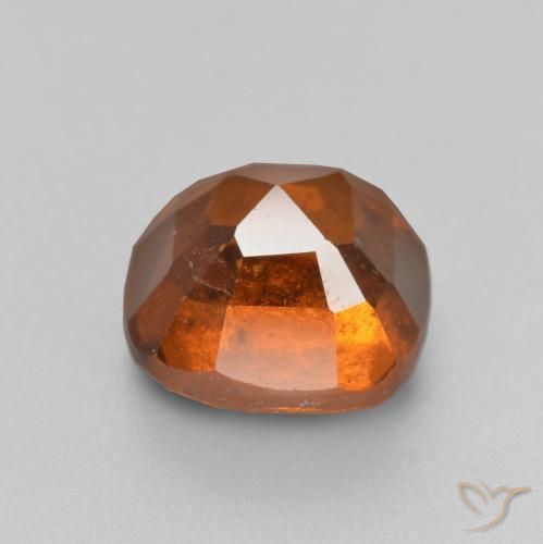 granate hessonita Ámbar naranja natural de 2.32 ct, Forma Cojín, VS-SI
