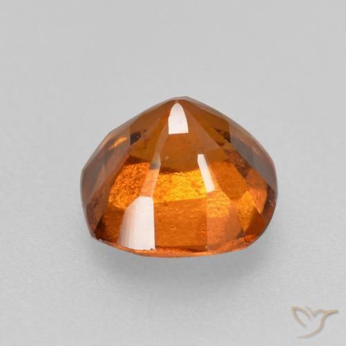 granate hessonita Naranja oscuro natural de 1.42 ct, Forma Cojín, VS-SI